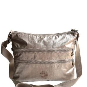 Kipling Alvar metallic crossbody bag